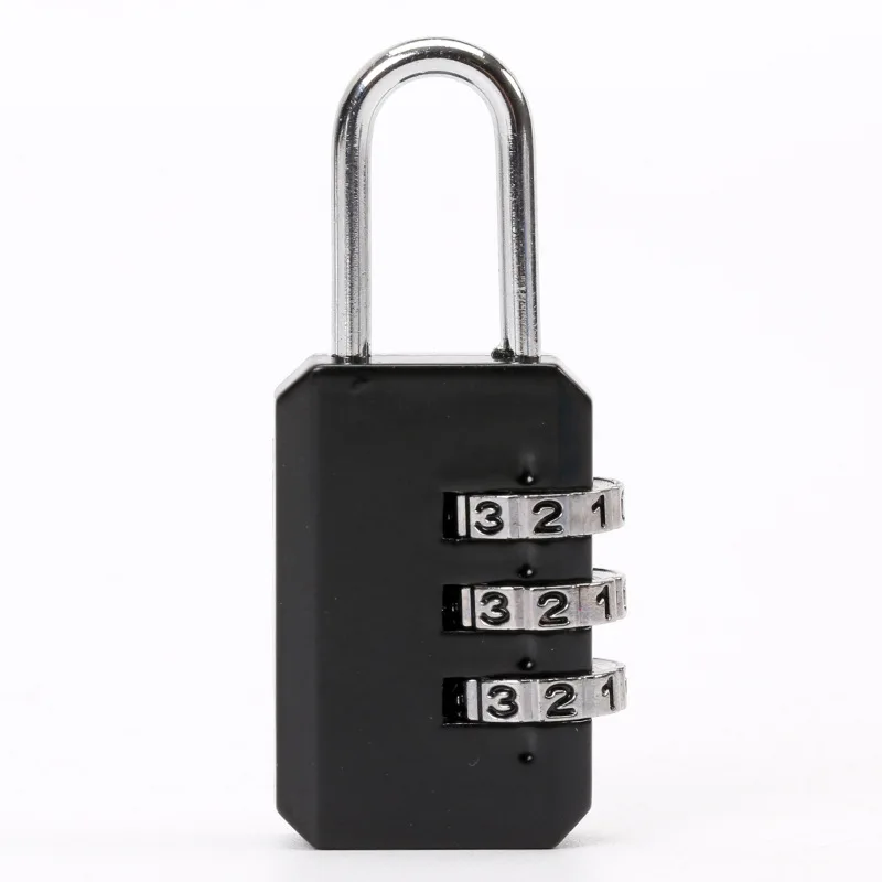 3 Digits Multifunctional Combination Lock Luggage Fitness Cabinet Backpack Travel Anti-theft Aluminum Alloy Combination Padlock image 5