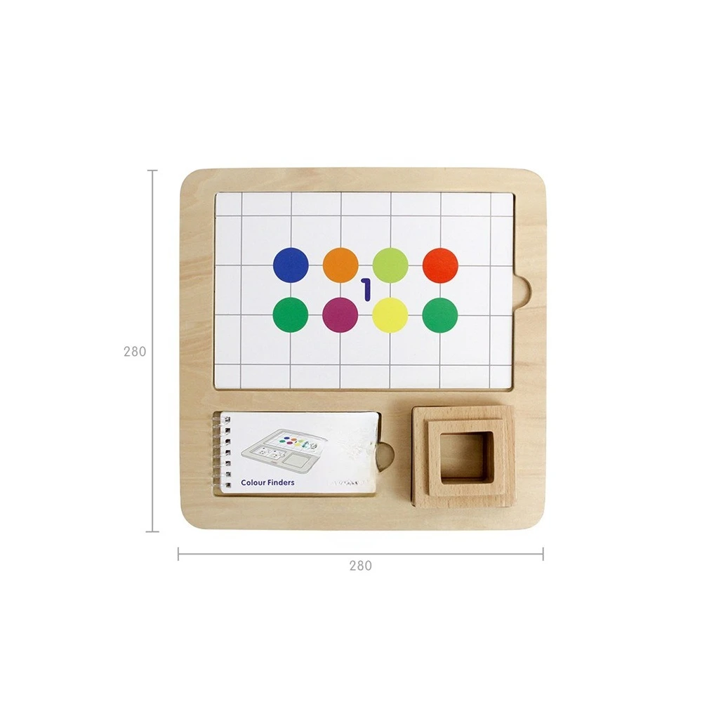 Early education teaching aids small class color search learning board to improve children's concentration