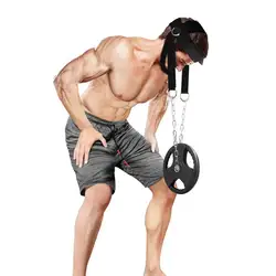 Imbracatura per la testa da allenamento per il collo regolabile Neck Power Trainer Body Strengh esercizio con cuscinetto per pesi attrezzatura da allenamento per il Fitness in palestra