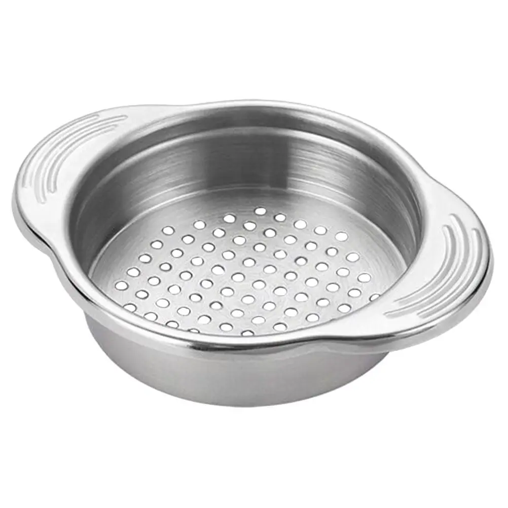 Heavy Duty Stainless Steel Can Strainer Filter for Draining Cans Pasta Vegetables Food Colander Kitchen Gadgets Time Saving Tool