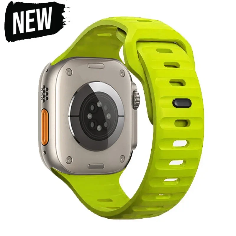 Silikon Sport band für Apple Watch Ultra Band Gehäuse Armband 40mm 41mm 42mm 49mm 44mm 45mm Gummi Correa iwatch Serie 8 7 3 5 6 4