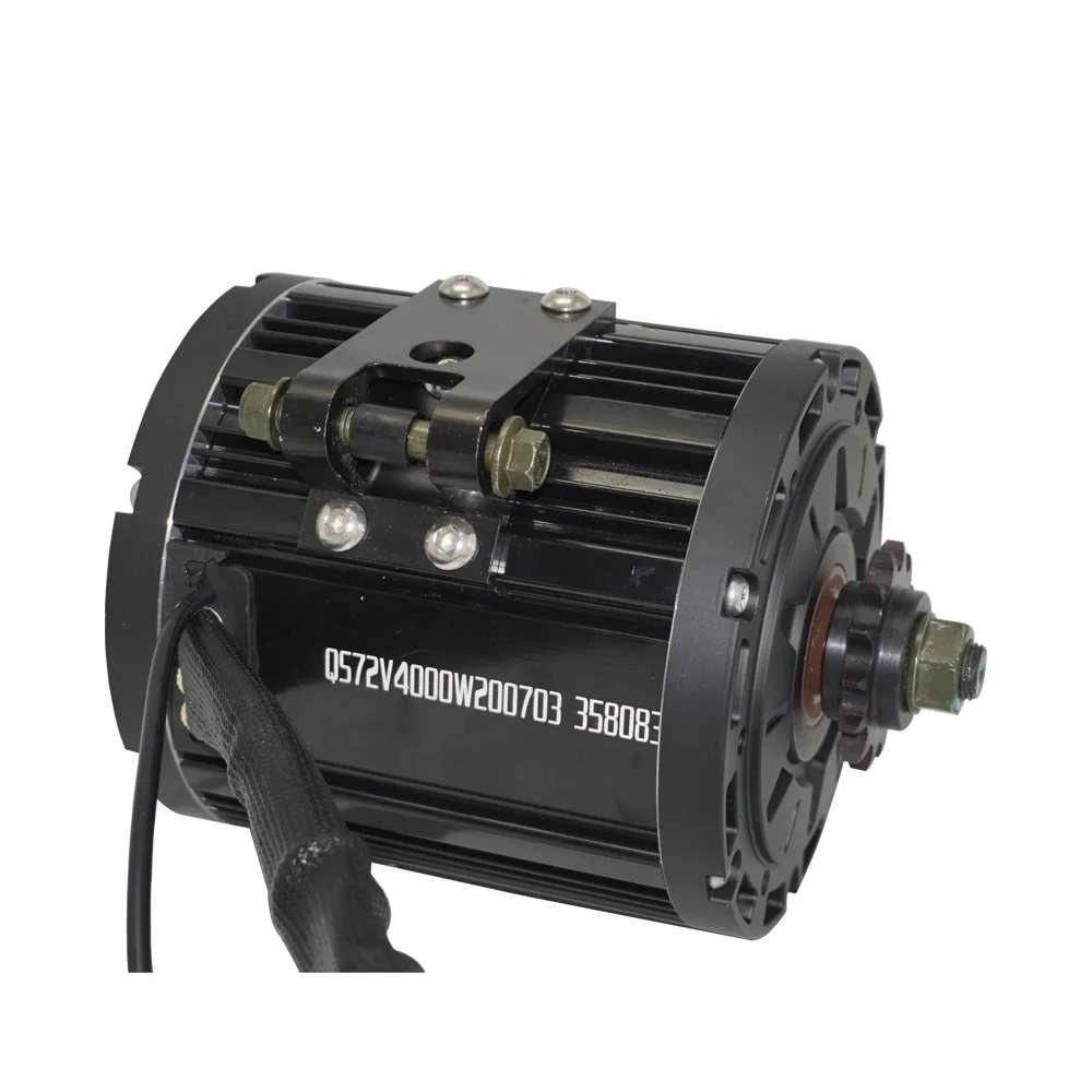 Motor DC Hub 138 4KW 72V 100KPH Mid Drive Motor para Motocicleta Elétrica