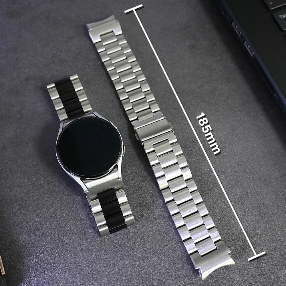 ผู้ชายสายสแตนเลสสําหรับ Samsung Galaxy 6 Classic 47 มม.43 มม.5pro 45 มม.ไม่มีช่องว่างสําหรับ Galaxy 7/6/5/4 44 มม.40 มม.4 คลาสสิก