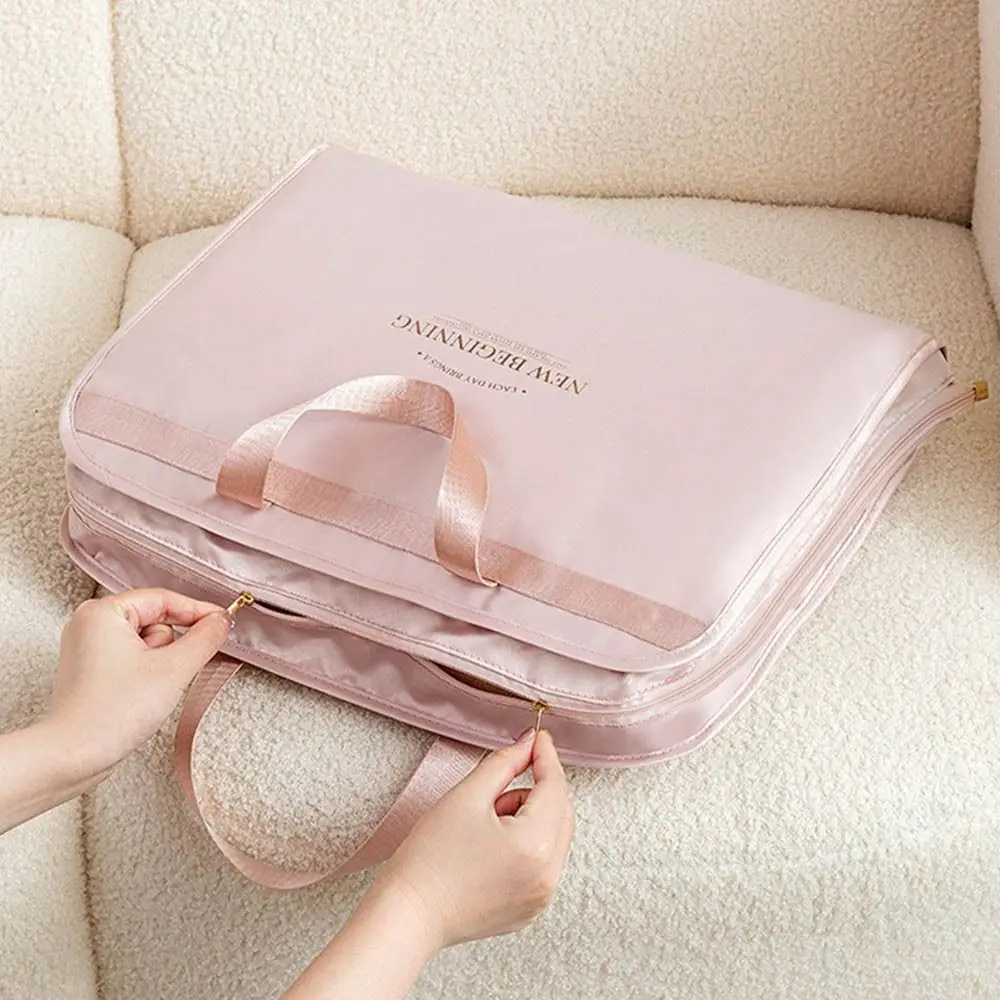 

Подвесная дорожная подвесная сумка для хранения, большая вместительная складная упаковка для одежды, кубики, пылезащитная, влагостойкая сумка для хранения багажа