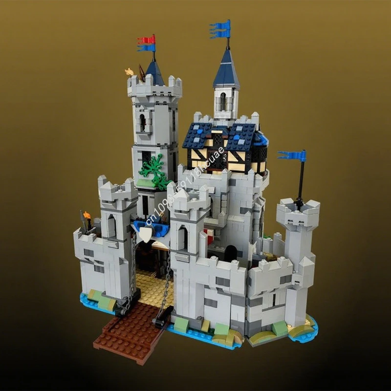 

2447pcs MOC Horse Knight Castle II Model Building blocks Toys Education Assemble creative Kids Christmas gifts