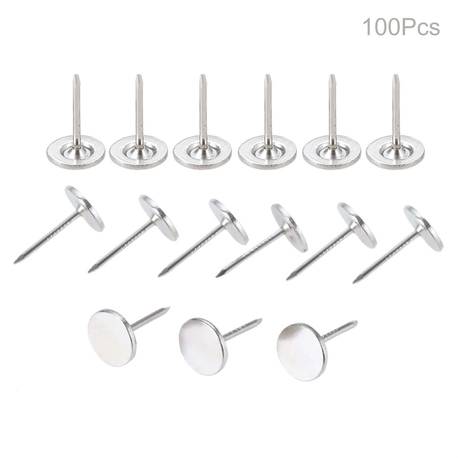 50/100pcs 11*17mm argento tappezzeria chiodi mobili cestino cassa del vino puntine puntali vintage piatto tappezzeria Nail Hardware Decor