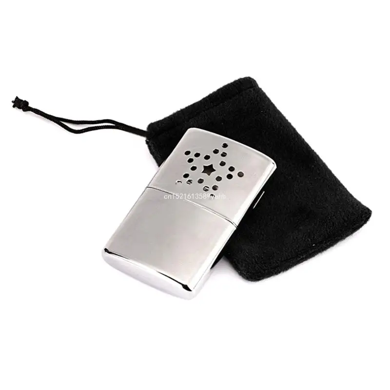 Calentadores de manos recargables portátiles, calentador  bolsillo reutilizable con bolsa  franela, equipo  calefacción