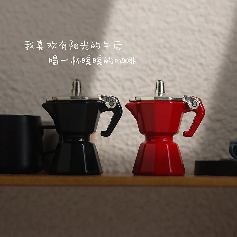 1:12 Ob11 Miniature Coffee-making Equipment Toys Models Doll House Accessories Simulated Coffee Machine Dollhouse Decoration