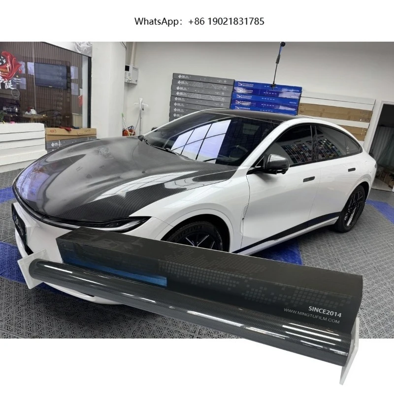 Anti-Scratch Self Healing Luxury Carbon Fiber Car Body Wrapping Film UV Proof 6D PPF TPU Vinyl Paint Protection Decorative Car