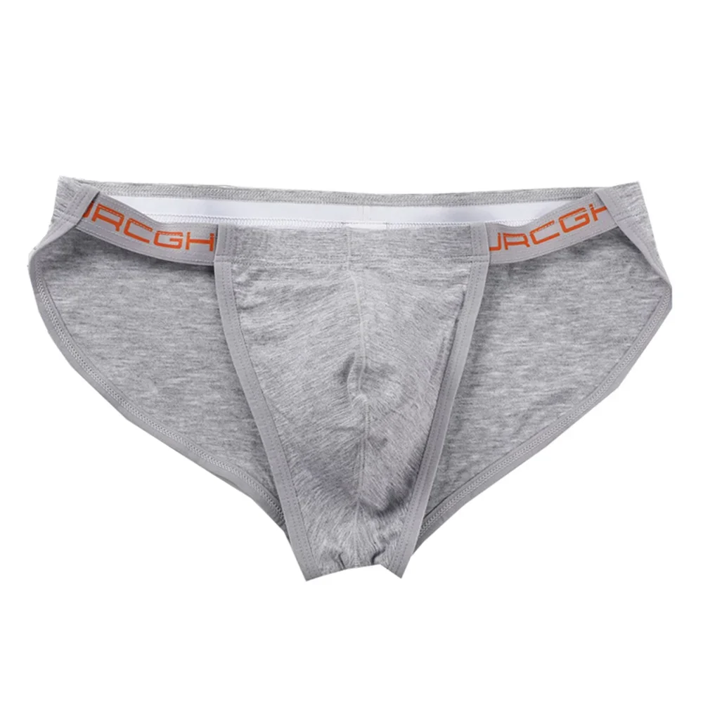 

Mens Cotton Briefs Solid Color High Cut Hollow Low Waist Sexy Underwear Wholesale