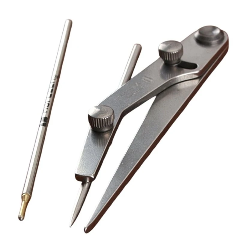 AC62-For DIY For Leathercraft Nattools Pen Leather Scratch Gauge-Adjustable Stitching Spacing Tool 4803