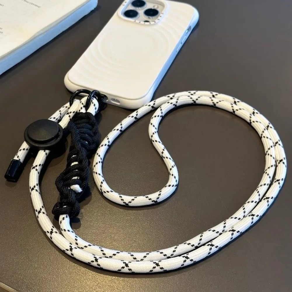 Double Loop Hanging Rope on Both Sides, Adjustable Length, Diagonal Span, Backable Phone Rope, Universal Neck Hanging Long Style