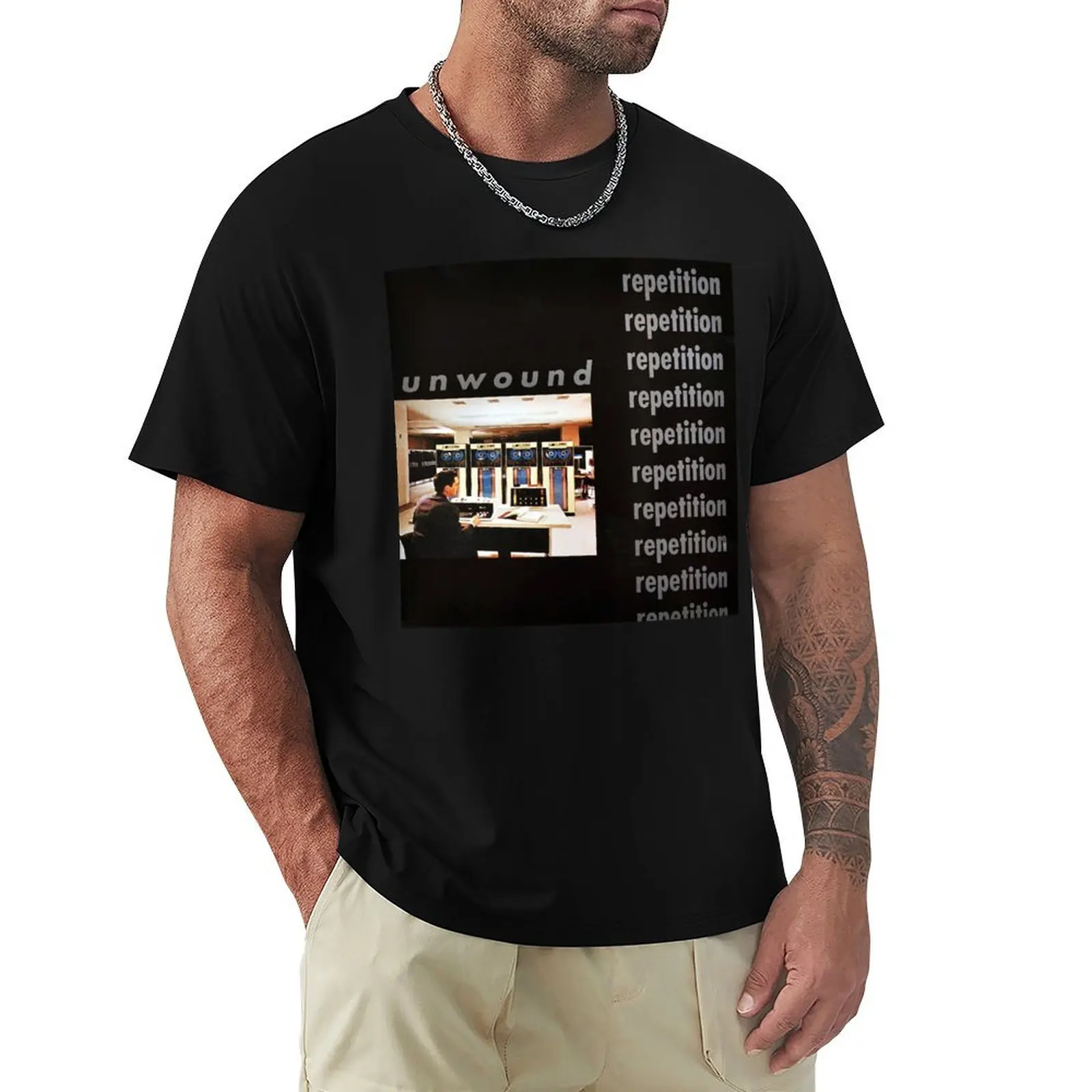 Unwounds Repetition 1996 T-Shirt Breathable Mesh Panel T-Shirt