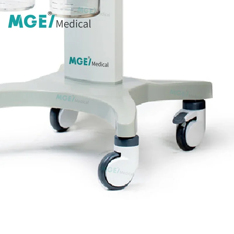 MEDIGE Krankenhaus-Sauggerät mit vertikaler Einheit, mobile chirurgische Wundkraft, elektrische Vakuum-Saugmaschine