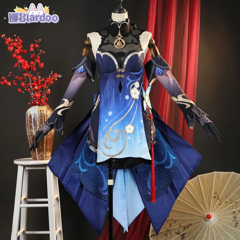 

Ganyu new outfit cosplay costume Genshin impact cosplay Twilight blossom Gan Yu full set cosplay costume uniform