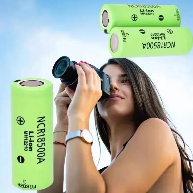 Newly Upgraded NCR18500A 18500 Lithium Ion Battery 2040mAh 3.7V for Panasonic 3.6V Toy Torch Flashlight Battery