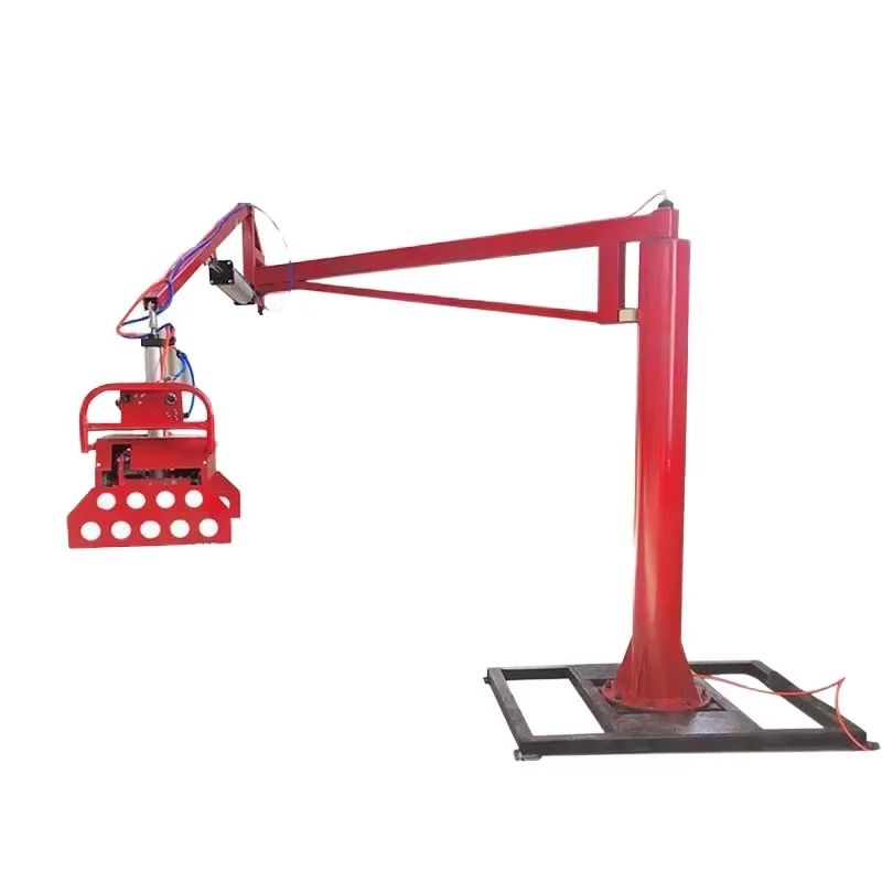 Industrial Pneumatic Gripper Stacking Crane With Robust Mechanical Arm Wear Resistant Clamping Head Raw Material Conveyance Jobs