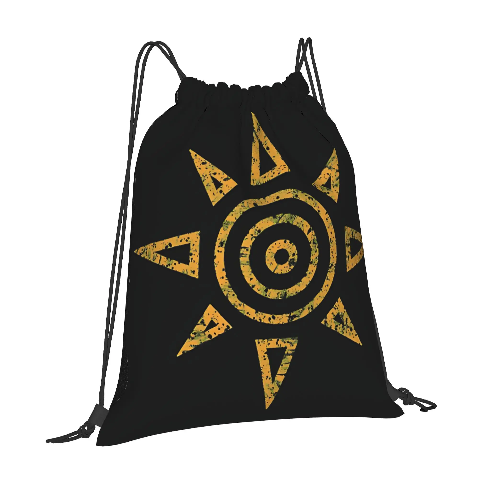 bag Pouch Digital Monster  Drawstring Bags Shopping Pouch Print Backpack Boy Girls School Shoe Bag
