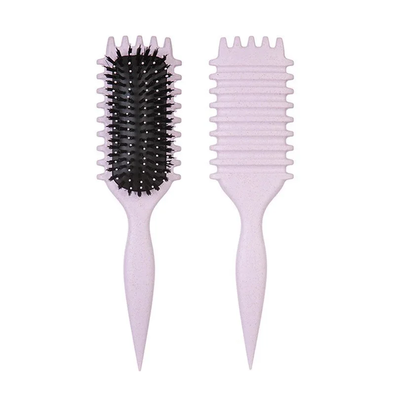 WANMEI Ontwarrende Snoepborstel Krullend Haar Hoofdhuid Massage Haarkam met Nat/Droog Haar Krullen om Trekken te verminderen Natuurlijke Styling Tool