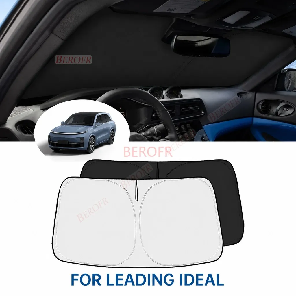 Windshield Sunshade Car Visor Front Window Sun Shade Cover For LiXiang Leading Ideal L6 L7 L8 L9 2022-2024 Parasol Accessories