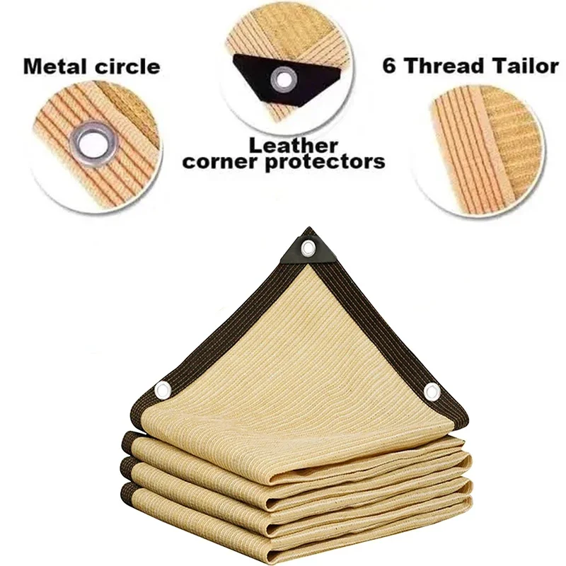 Waterproof Triangle Sun Shade Sail Canopy 98%UV Block Sun Shelters For Outdoor Facility&Activities Backyard Awning Camping Tents