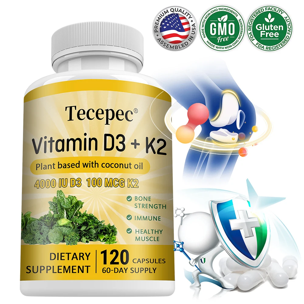 Vitamin D3 K2 Capsu…