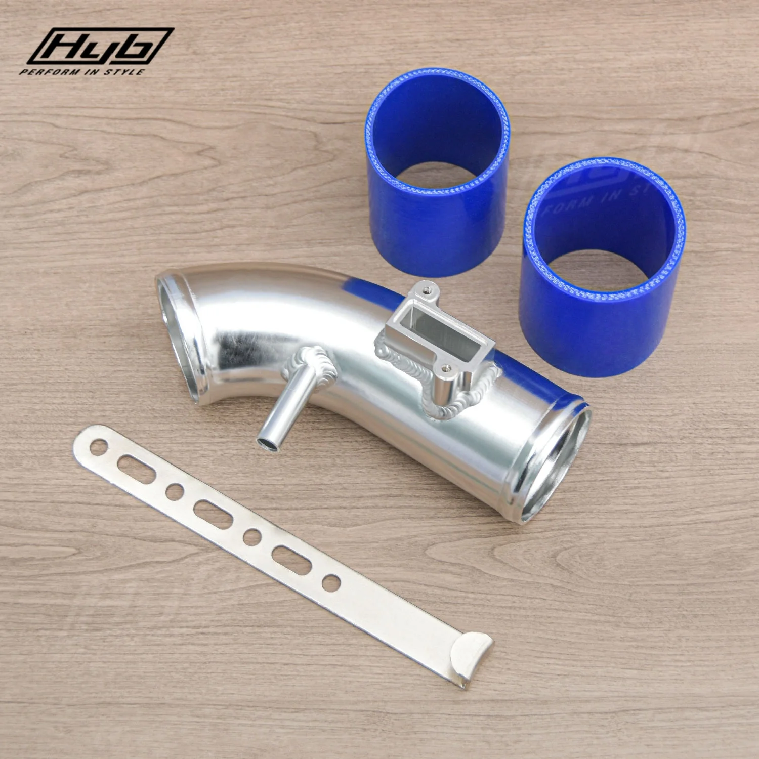 JDM سيارة تعديل كمية الأنابيب لهوندا FD1 08-11 سباق الألومنيوم كمية الأنابيب الكوع مع خرطوم السيليكون #2