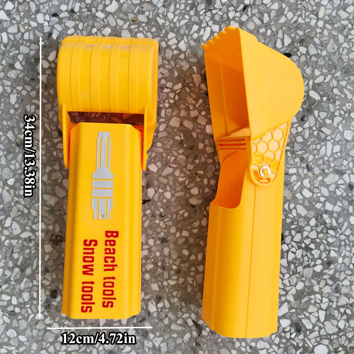 1/2PCS Bagger Graben Hand Arm Sand Schnee Kind Strand Spielzeug Schaufel Werkzeug Spielen in Wasser Junge Mädchen im freien Spiel Für Kinder Sommer – Detail 3