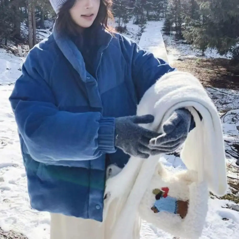 Cord-Baumwolljacke, Stehkragen, Winter, neue kurze Jacke, verdickt, heißer Artikel