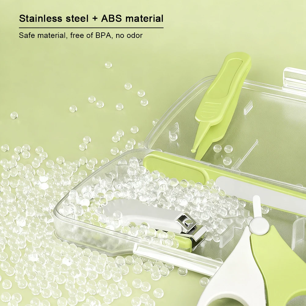 4 pz/set Tagliaunghie per bambini Set Bambini Bambini Tagliaunghie Forbici Lime Piccolo Tagliaunghie Strumenti per la cura delle unghie del bambino Articoli per la cura del bambino