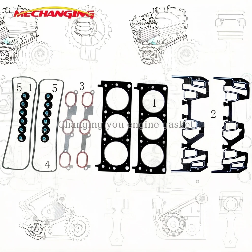 

For BUICK CENTURY REGAL SKYLARK CHEVROLET LUMINA CORSICA BERETTA 3.1 L46 L82 LW9 Overhaul Package Engine Gasket 12590863