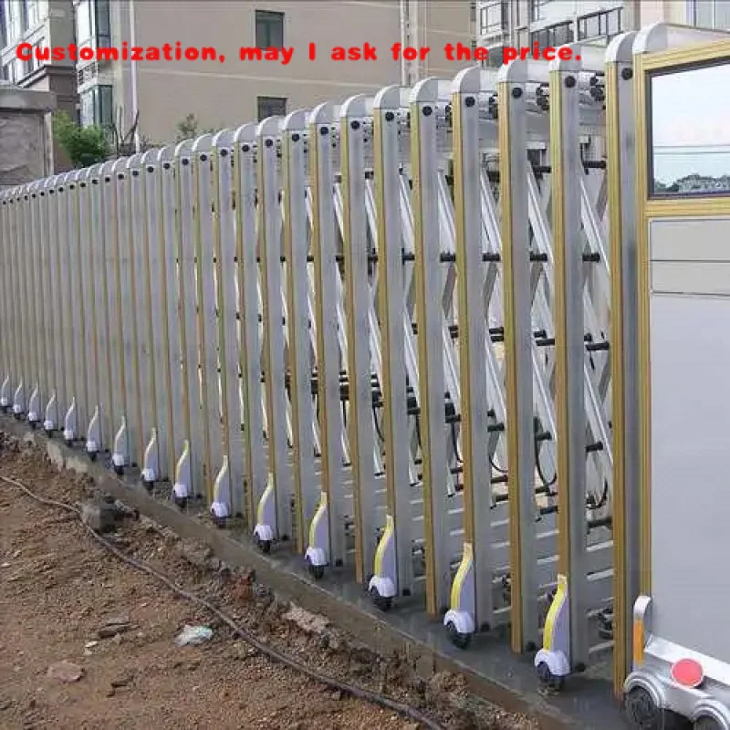 

на заказ. Моторный автоматический выдвижной раздвижной забор и ворота с бесступенчатой твердой и популярной