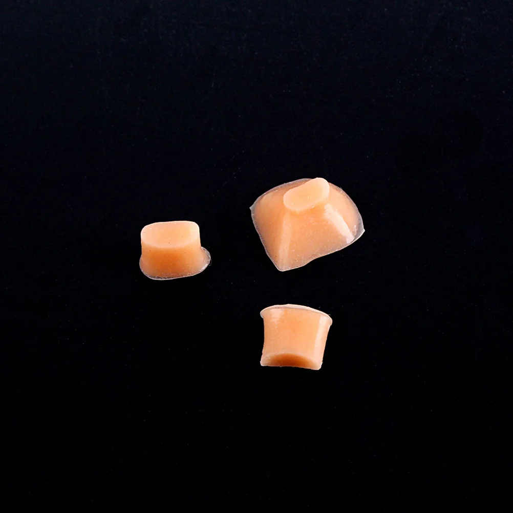 

3Pcs Flute Key Bumper Cork High Quality Silicone Accessory Durable Flexible Replacement Cf102 Light Brown