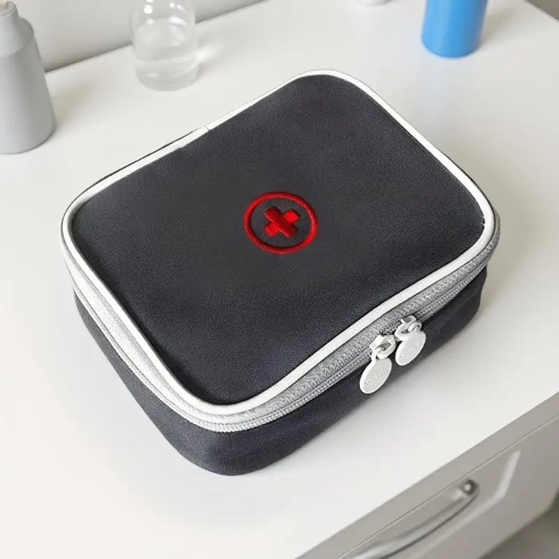 1 قطعة حقيبة طبية محمولة للطوارئ صندوق تخزين الإسعافات الأولية للمنزل في الهواء الطلق السفر معدات التخييم مجموعة الحبال الطب