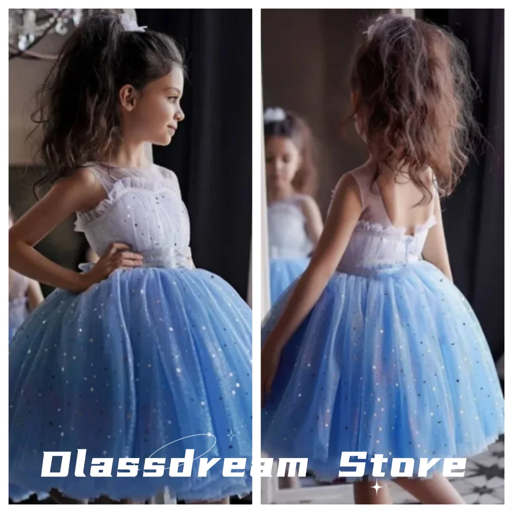 

2024 New Girls Dress Baby Girl Princess Dress Tulle Toddler Girl Party Wedding Vestido Gauze Tutu Pageant Birthday Baby Clothes