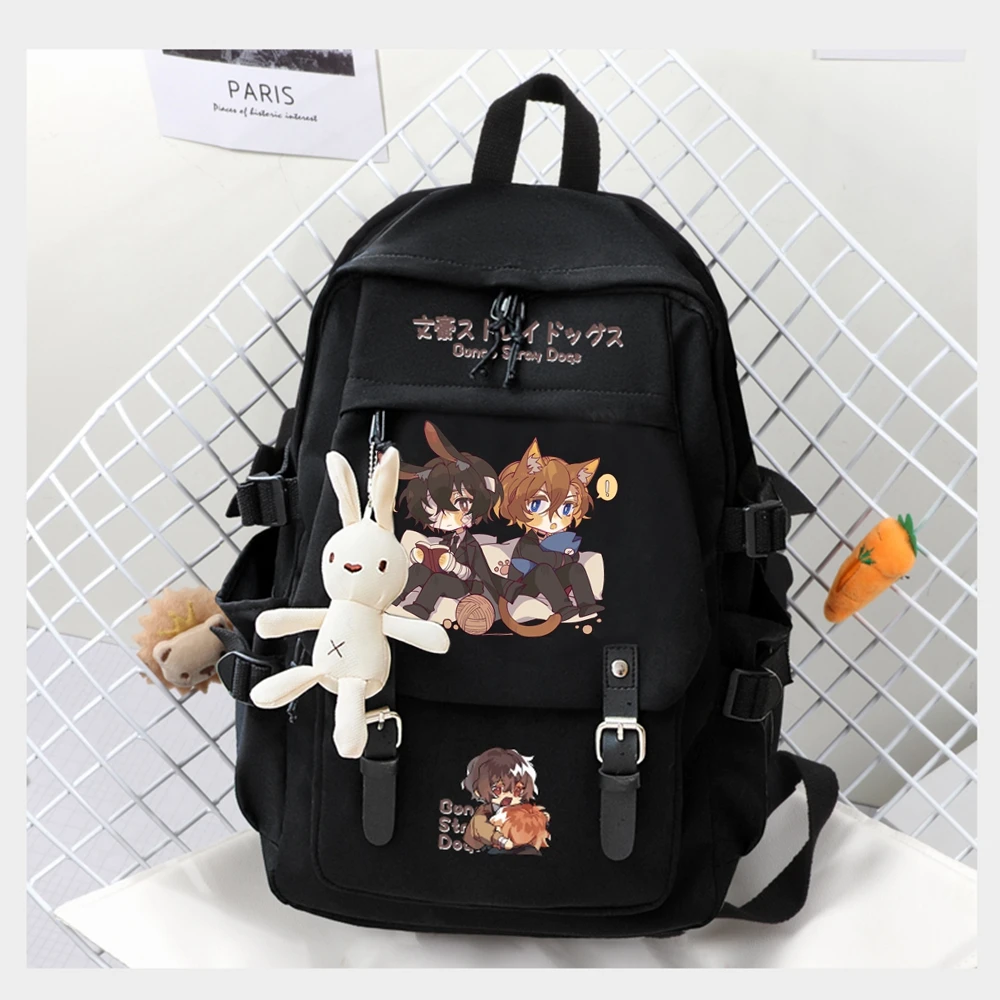 Anime Bungo Stray Dogs Backpack Girls Boys Schoolbag Students Book Bag Teenagers Casual Leisure Shoulder Travel Bags