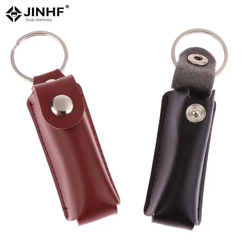 USB Case Protective Bag Portable Pocket Leather Key Ring For Usb Flash Drive - Image 4