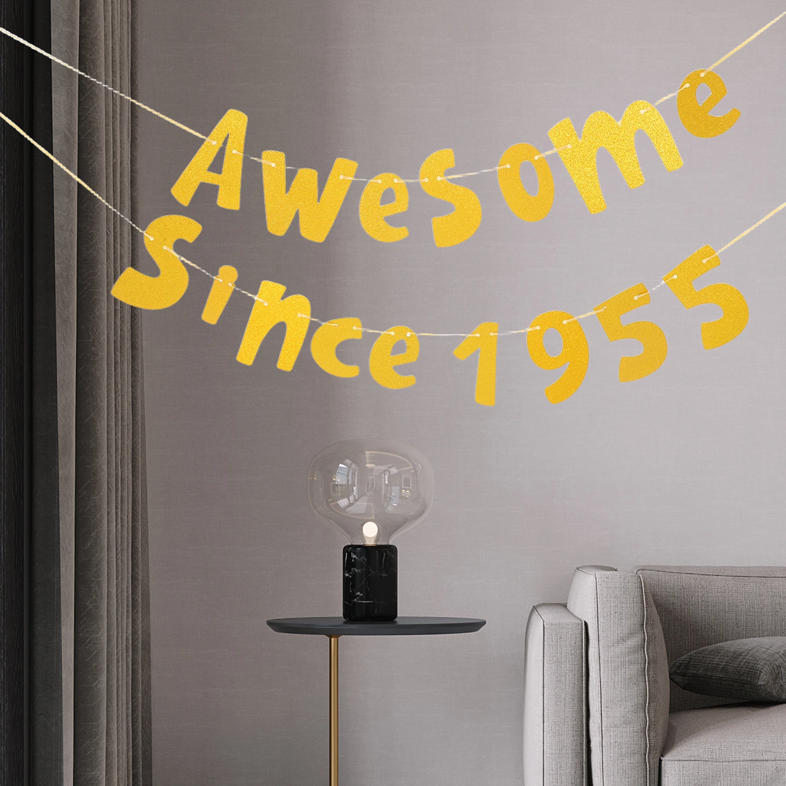 

1 Set Since 1995 Birthday Banner 30Th Birthday Decorations For Women Men Glitter Hanging Party Decoration - Wall Door Banner