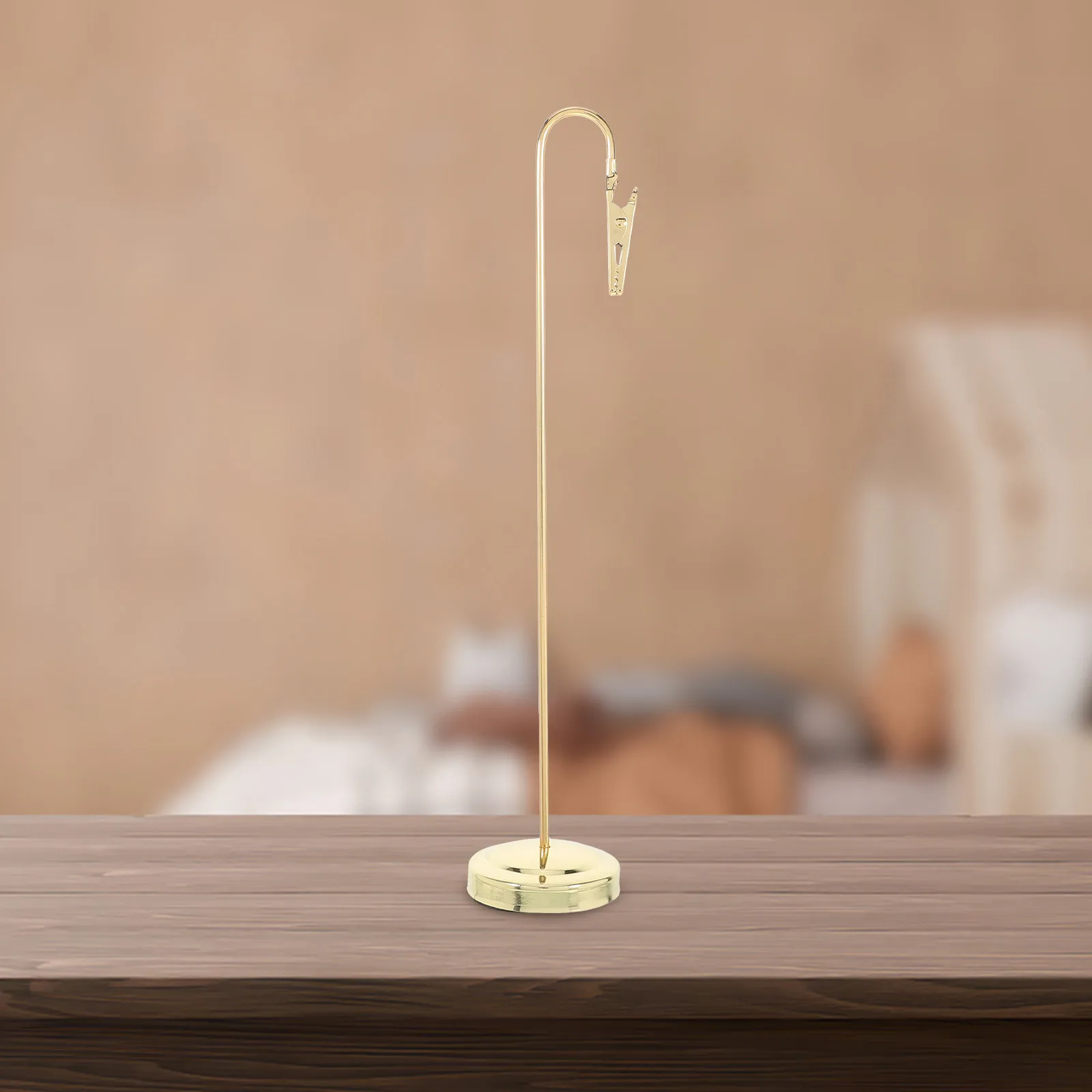 Metal Note Holder Stand with Alligator Clasp for Desk Memo Card Table Number Sign Photo Invoice Ticket Business Card Holder