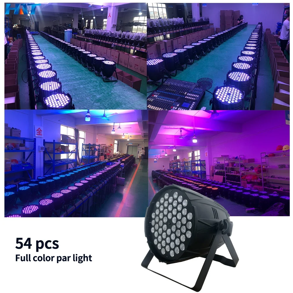 

HAT Par Led 54x3w RGB 3in1 Led Par Light Club Dj Disco Party Stage Lights