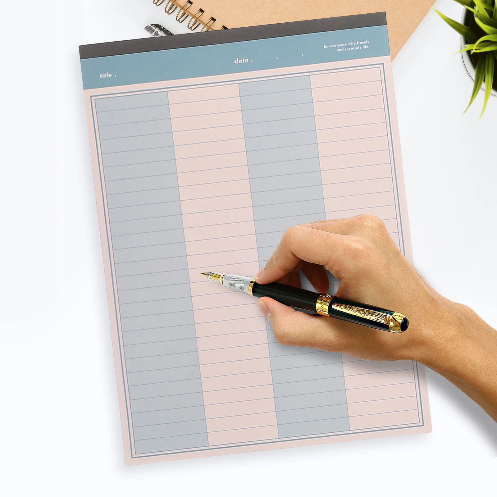 

3 Pcs Study Note Book Memo Pad for Writing Daily Planner Journal Notebook Men