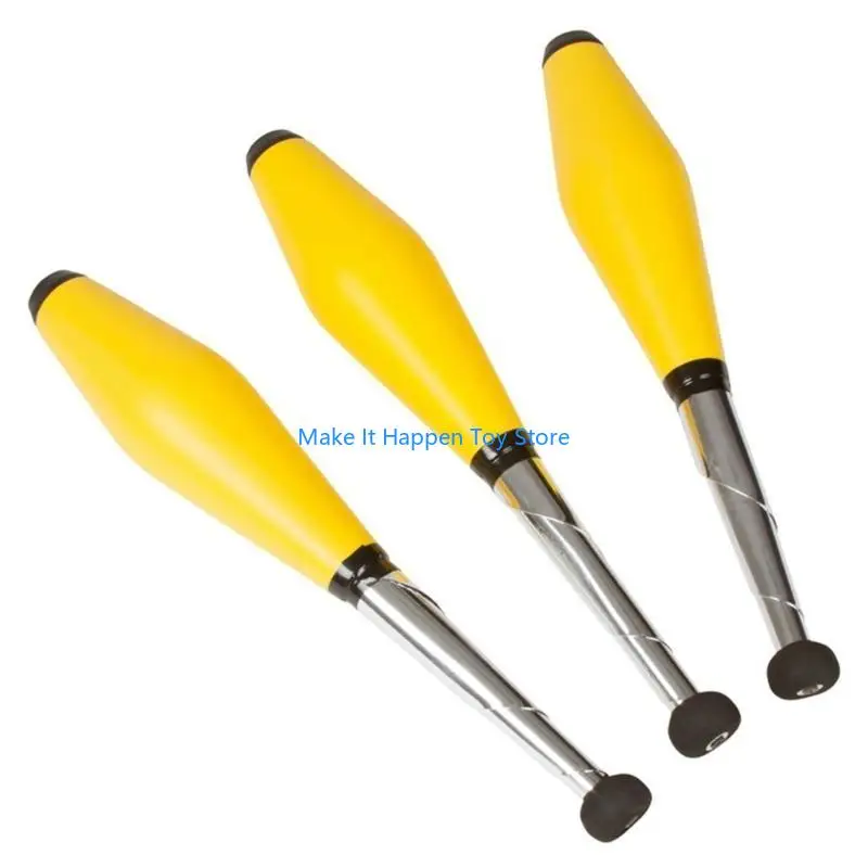 28EC 어린이 스포츠 장난감 저글링 핀 세트 야외 어린이 저글링 훈련 스틱 도구