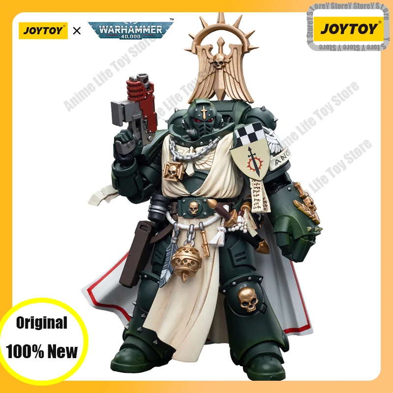 

JOYTOY Warhammer 40K Figure Dark Angels Master with Power Fist Action Figure Anime figures Toys