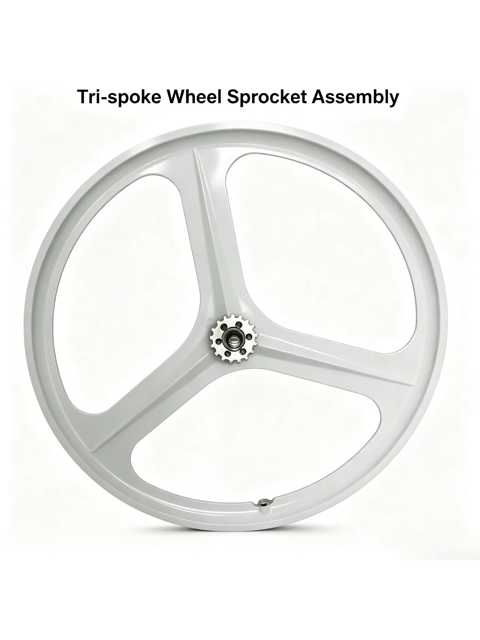 AliExpress NONE 700C Fixed Gear Tri-spoke Integrated Wheel Set, Complete Front & Rear Wheels for Fixed Gear Bikes, Lightweight Cycling Parts