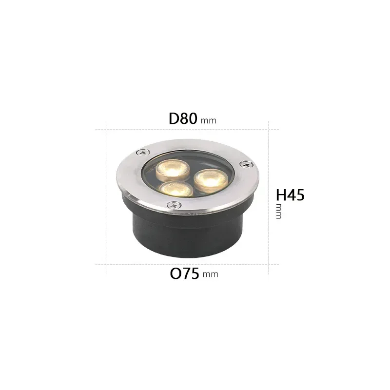 

IP68 DC12V AC220V 110V 2W 3W 6W 10W Водонепроницаемый светодиодный подземный светильник для улицы, сада, дорожки, пола, закопаного двора, пятна, пейзаж