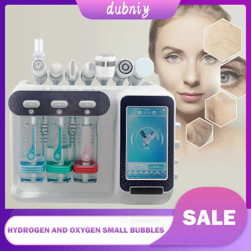 

7 in 1 Hydra Peel Dermabrasion Visually Facial Peeling Skin Rejuvenation Lifting Tightening Anti-aging Oxygen Injection