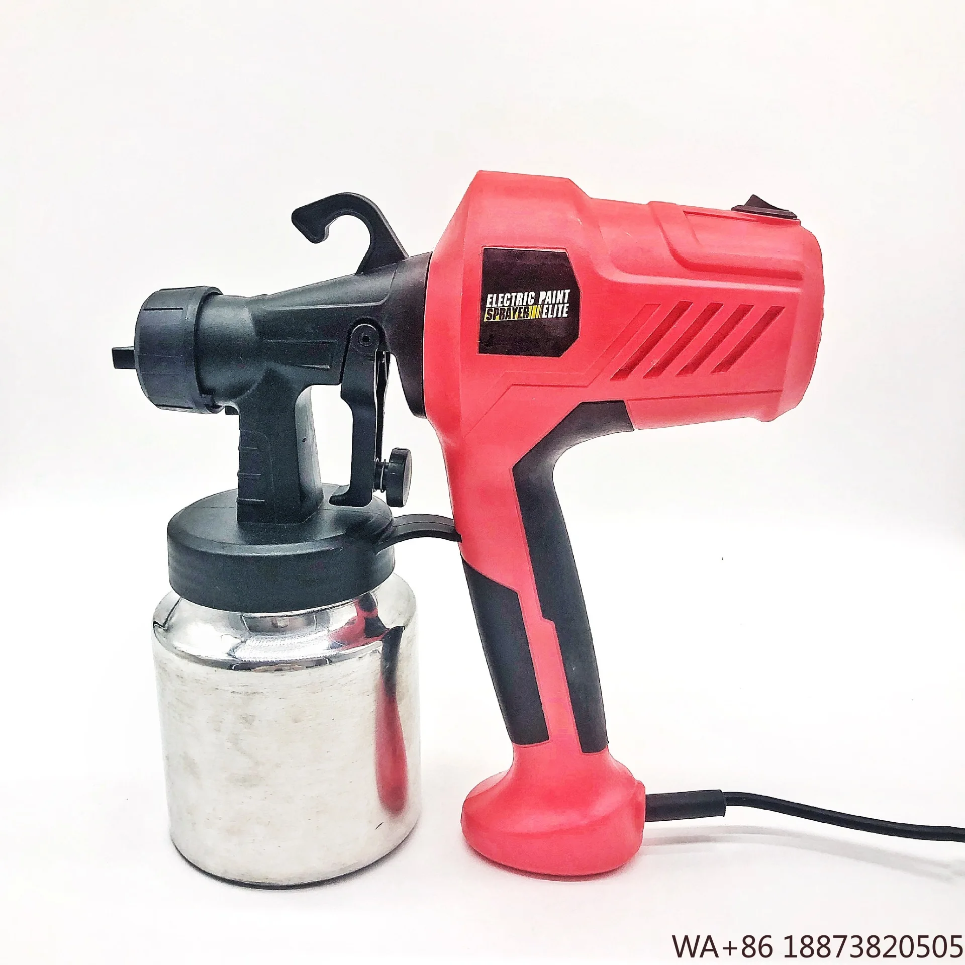 رش طلاء كهربائي 220 فولت/110 فولت، ضاغط طلاء، بخاخ طلاء كهربائي للسيارات، بدون هواء، تحكم في التدفق قابل للتعديل