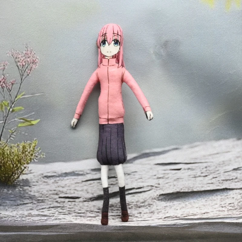 20cmの孤独な岩の形をしたマウス型のドライフードスナック、ワイヤーフレームの手足と関節が可動式でポーズが取れるアニメグッズ玩具ギフト