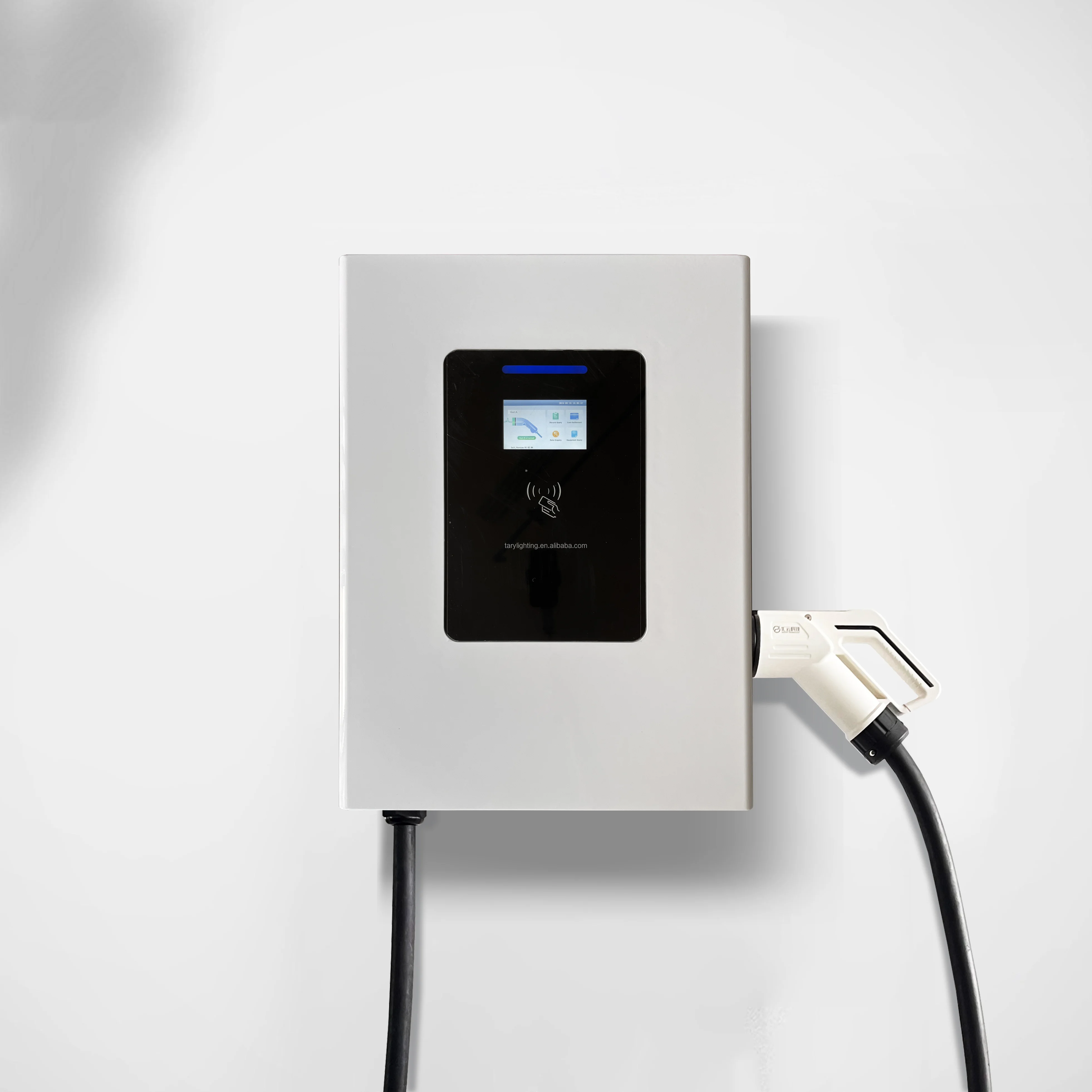 

20kW Wall-Mounted EV Charging Station Wallbox Model With CCS GBT CHADEMO Interface Standards Car DC Pile Sweep Code Operating