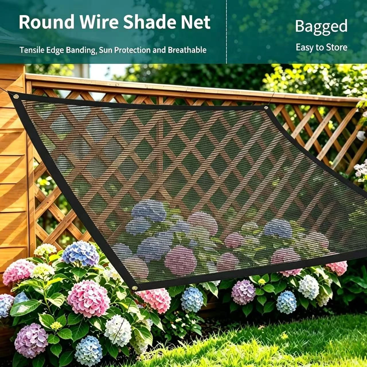 1pc Black Shade Cloth for Plants, Garden Patio Balcony Sunblock Mesh, Heavy Duty High Temperature Resistant Sun Shade Net